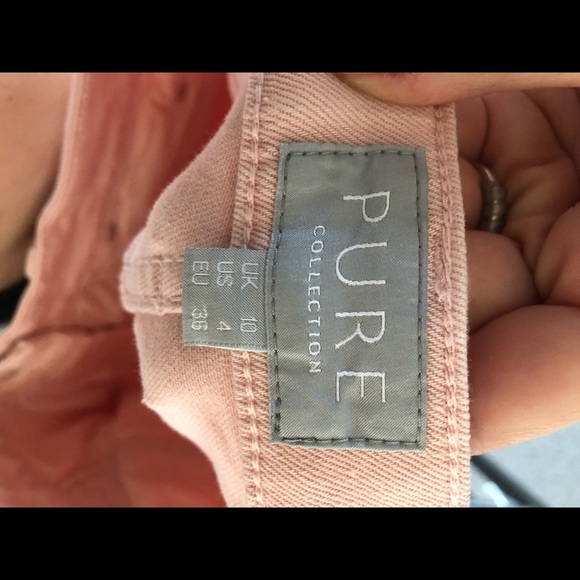 Pure Collection Cropped Blush Jeans - Picture 4 of 4